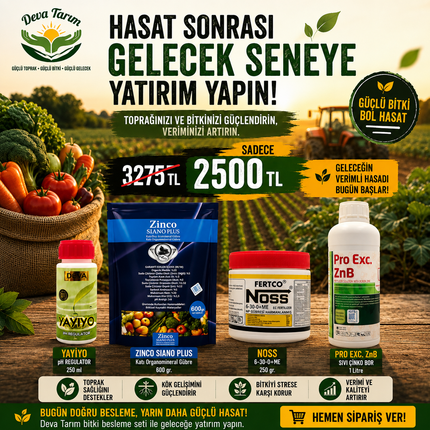 Hasat Sonrası Bitki Besleme Seti