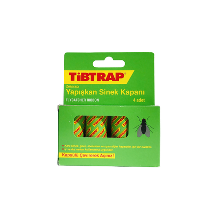 TİBTRAP YAPIŞKAN SİNEK KAPANI 4'LÜ